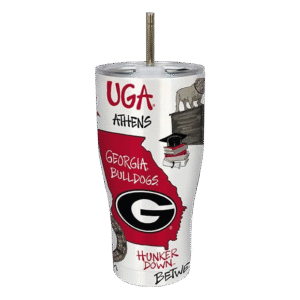 University of Georgia Bulldogs Icons 30 oz metal Tumbler