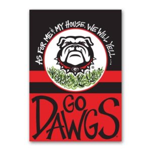 Georgia Bulldogs Go Dogs Door Yard Flag