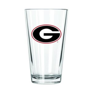 Georgia Bulldogs 16 oz Pint Glass