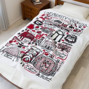 University of Georgia Velveteen Blanket