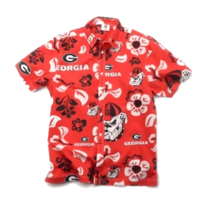 Georgia Bulldogs Mens Hawaiian Shirt Front